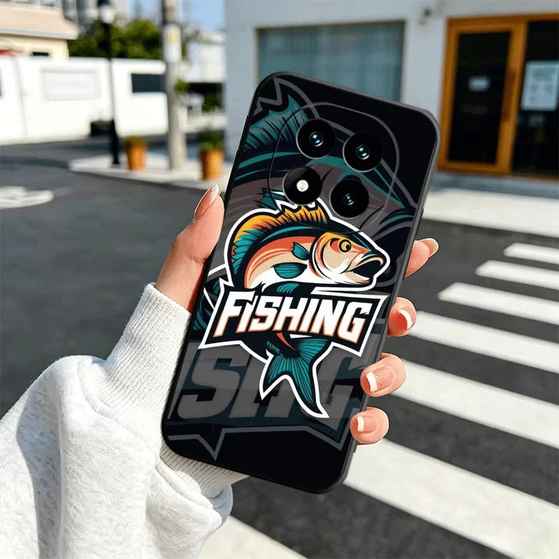 Xiaomi Redmi Note Pêche Nash Fishing Hülle – Weiches TPU Silikon, Redmi Note 10 bis 15 Pro