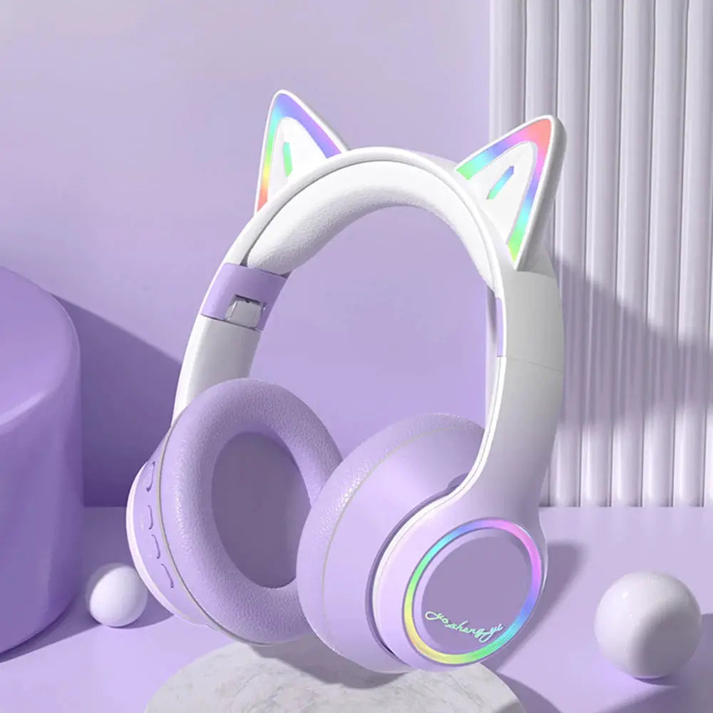 Casque Bluetooth Oreilles de Chat TechVisio