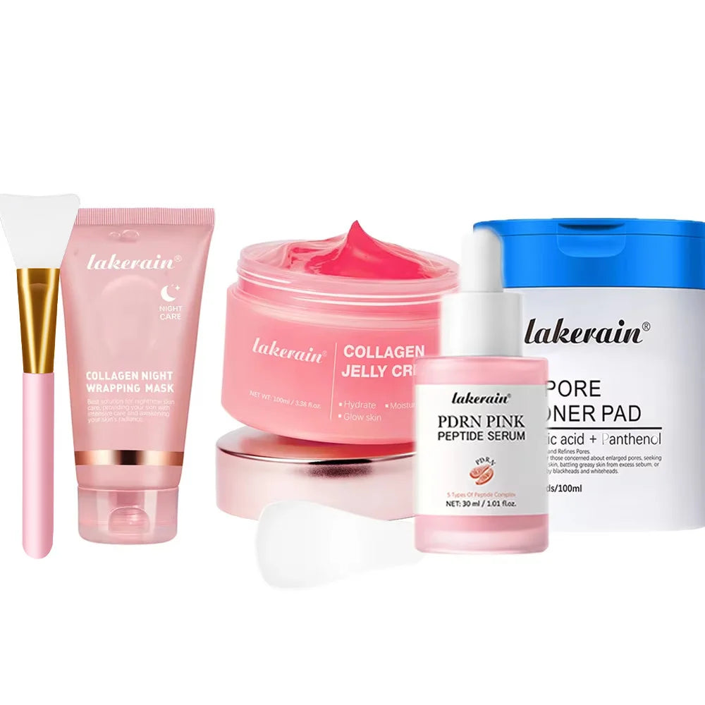 Korean Deep Collagen Mask Peel Off Mask Face Anti Wrinkle Lifting  Skin Care Masks Bio Pack Night Wrapping Woman Overnight Skin TechVisio