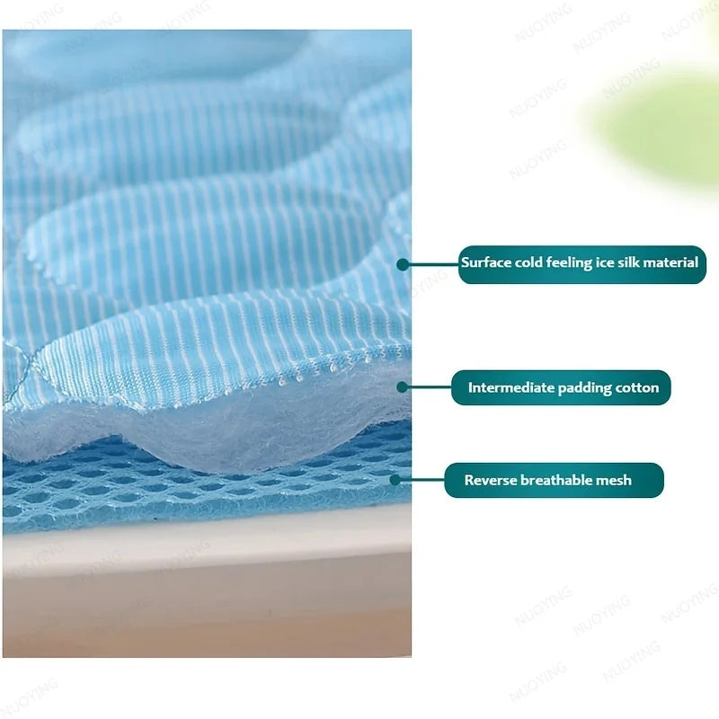 Extra Large Size Summer Pet Cooling Mat, Durable Ice Pad & Breathable Cool Bed, Comfortable Cool Blanket for Small Large Dogs Cats, Practical Pet Supplies for Home Sofa TechVisio
