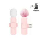 Micro Lavalier Sans Fil Basix — Anti-bruit iPhone USB-C Android TechVisio