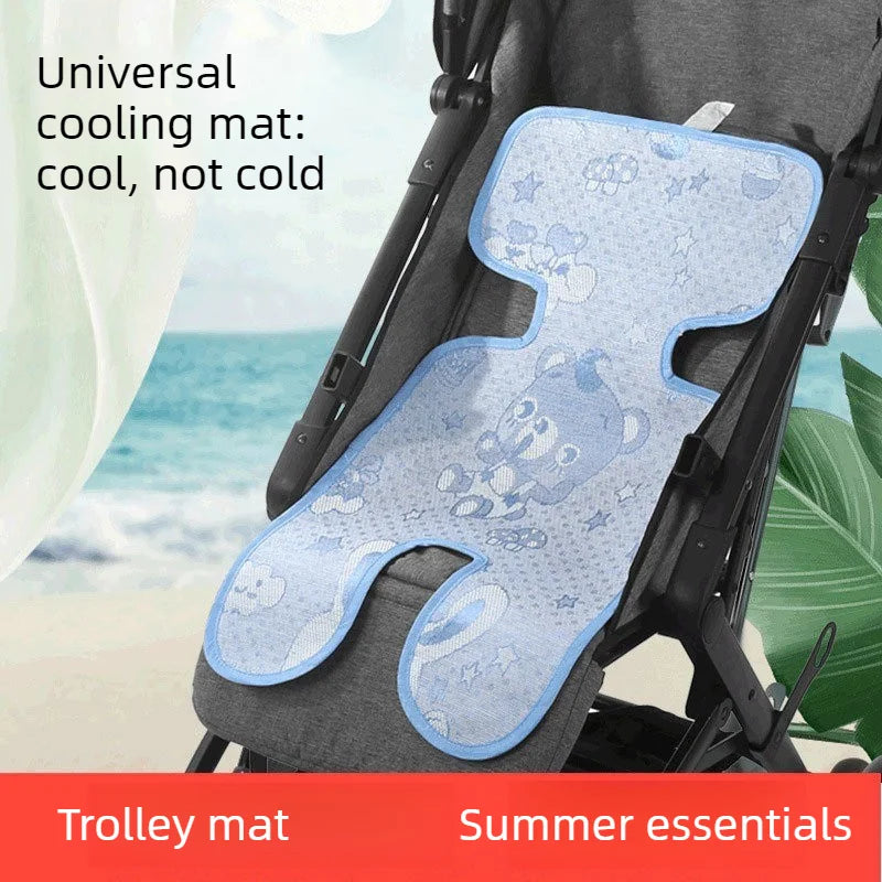 Car Seat Baby Cooling Pad for Summer Breathable Stroller Cooler Pad Universal Multifunctional Carseat Cooling Mat for Baby Child TechVisio