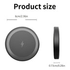 Mini Magnetic Wireless Charger Phone Pad For Magsafe iPhone 17 16 15 14 13 12 Pro Max Airpods 4 Pro Magnet Fast Charging Station TechVisio