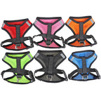Cat Dog Harness with Lead Leash Adjustable Vest Polyester Mesh Breathable Harnesses Reflective Sti for Small Dog Cat Accessories TechVisio