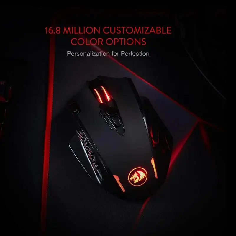 Redragon M913 – Souris Gaming 16000 DPI Sans Fil RGB TechVisio