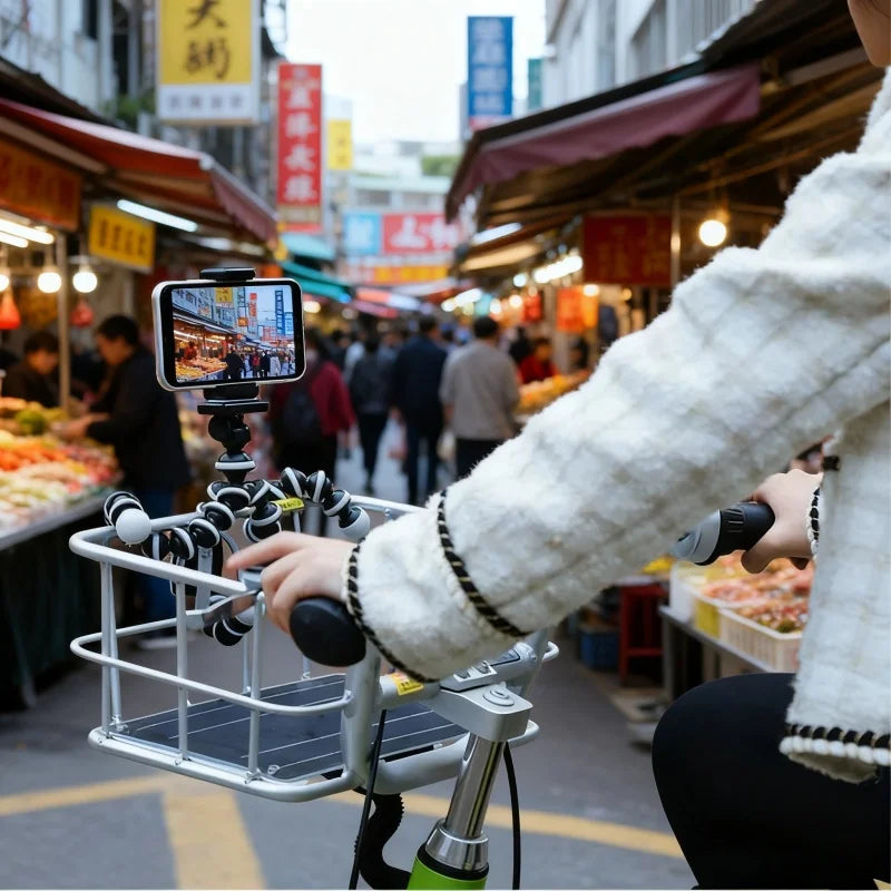 TechVisio Mini-Flex-Stativ Krake – Smartphone & Foto | Clip