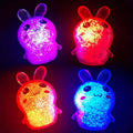 Adult Squishy Bunny Stress Balls with Light Stress Relief Toy Girls Fidget Toys Colorful Rabbit Easter Basket Stuffers TechVisio