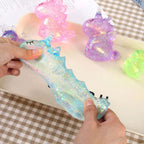 Glitter Unicorn Squishy Stress Relief Toy Soft Squeeze Fidget Toy Transparent Decompression Sensory Toy Gift for Kids Adults TechVisio