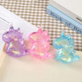 Glitter Unicorn Squishy Stress Relief Toy Soft Squeeze Fidget Toy Transparent Decompression Sensory Toy Gift for Kids Adults TechVisio