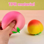 Kawaii Peach Squishy Fidget Toy Slow Rising Soft Squeeze Decompression Toys for Kids Adults Autism ADHD Stress Relief Gift TechVisio