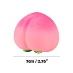 Kawaii Peach Squishy Fidget Toy Slow Rising Soft Squeeze Decompression Toys for Kids Adults Autism ADHD Stress Relief Gift TechVisio