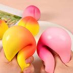 Kawaii Peach Squishy Fidget Toy Slow Rising Soft Squeeze Decompression Toys for Kids Adults Autism ADHD Stress Relief Gift TechVisio