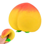 Kawaii Peach Squishy Fidget Toy Slow Rising Soft Squeeze Decompression Toys for Kids Adults Autism ADHD Stress Relief Gift TechVisio