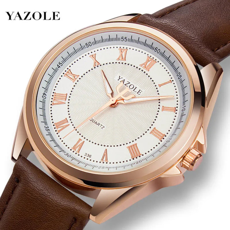 YAZOLE Quartz Watch Men Top Brand Luxury Watches Clock Wrist Watch Quartz-Watch Hodinky Relogio Masculino Erkek Kol Saati TechVisio