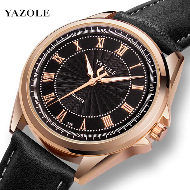 YAZOLE Quartz Watch Men Top Brand Luxury Watches Clock Wrist Watch Quartz-Watch Hodinky Relogio Masculino Erkek Kol Saati TechVisio