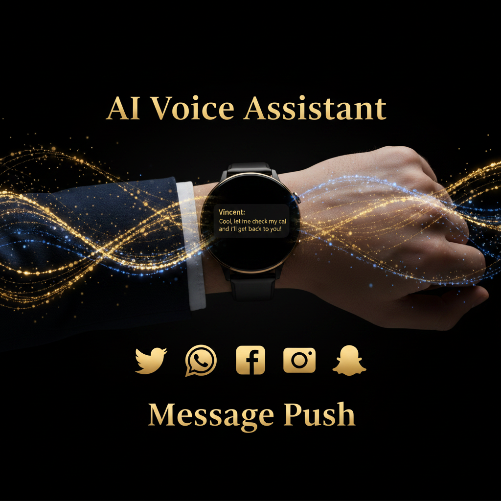 AI Voice Assistant Dark Luxury