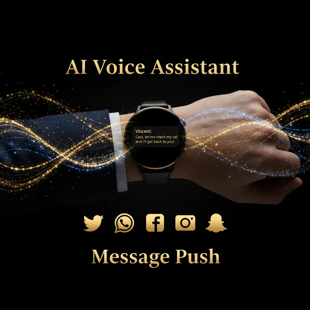 AI Voice Assistant Dark Luxury