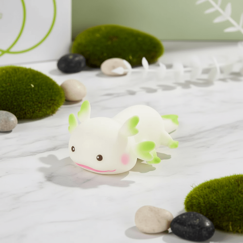 Jouet Anti-Stress Axolotl Squishy – 4 Couleurs TechVisio