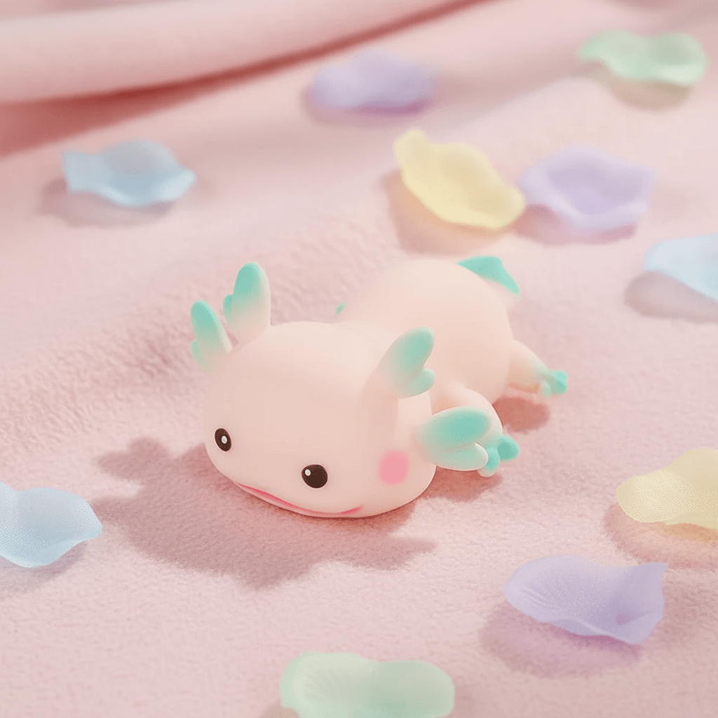 Jouet Anti-Stress Axolotl Squishy – 4 Couleurs TechVisio