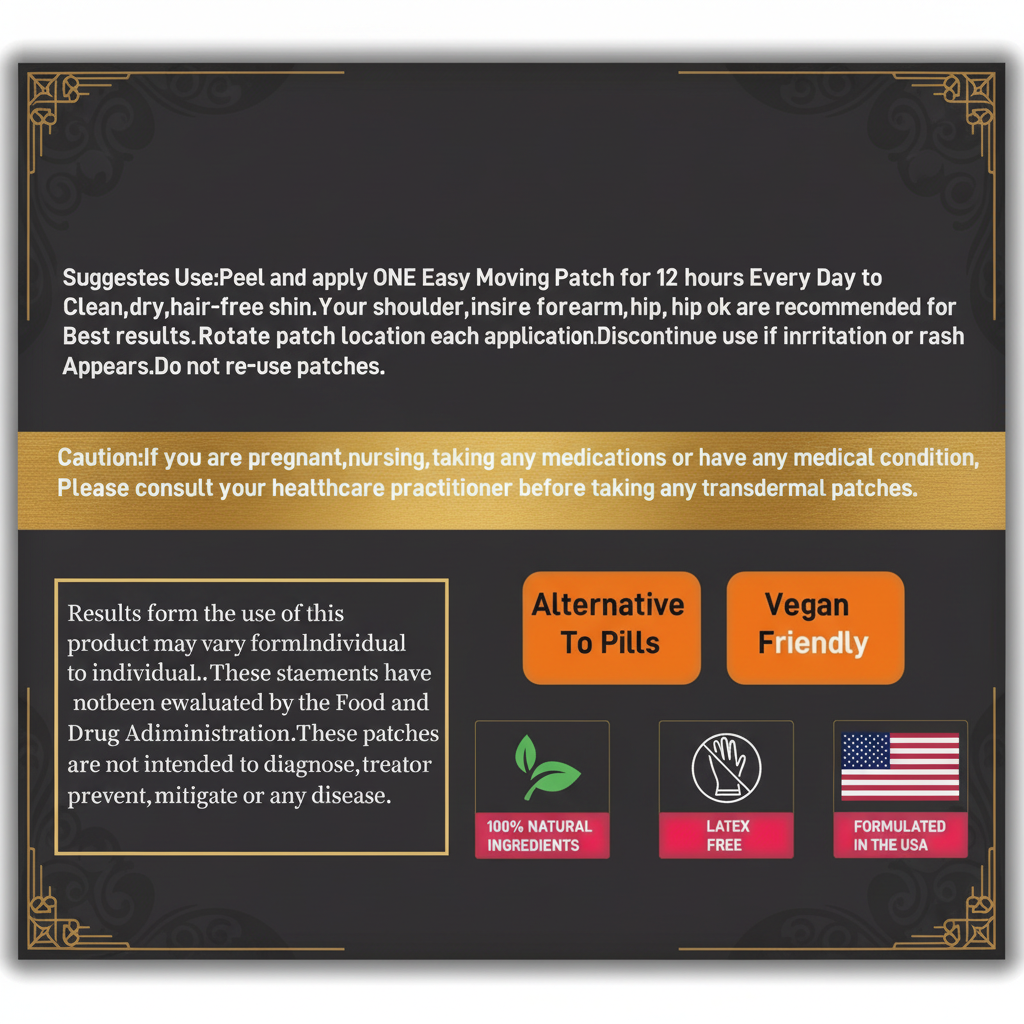 Back Label Dark Gold