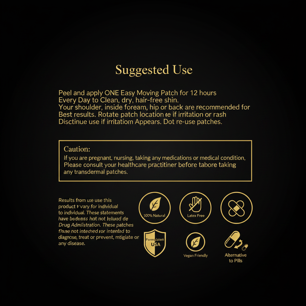 Back Label Dark Gold