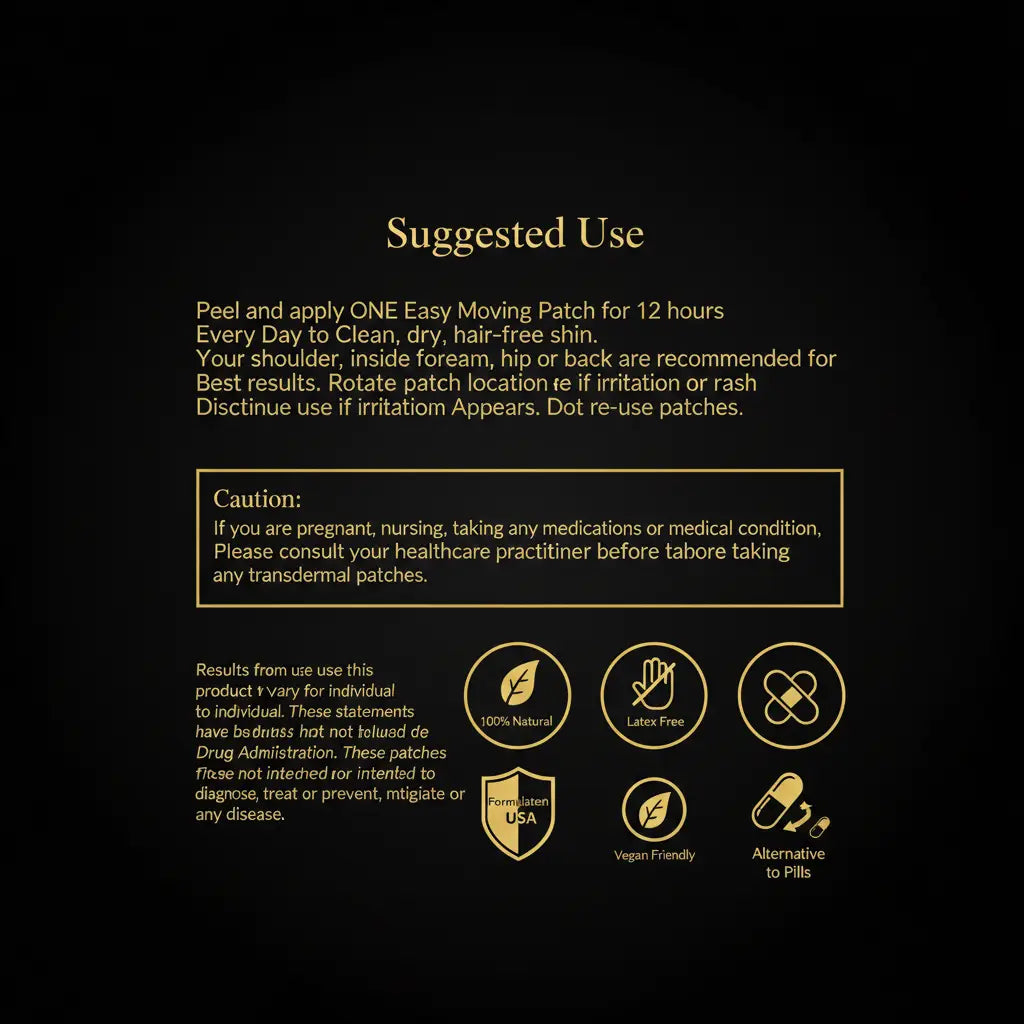Back Label Dark Gold
