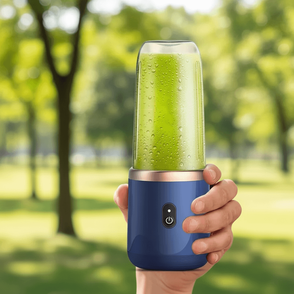Portable Fruit Juice Blenders Summer Personal Electric Mini Bottle Home USB 6 Blades Juicer Cup Machine For Kitchen TechVisio