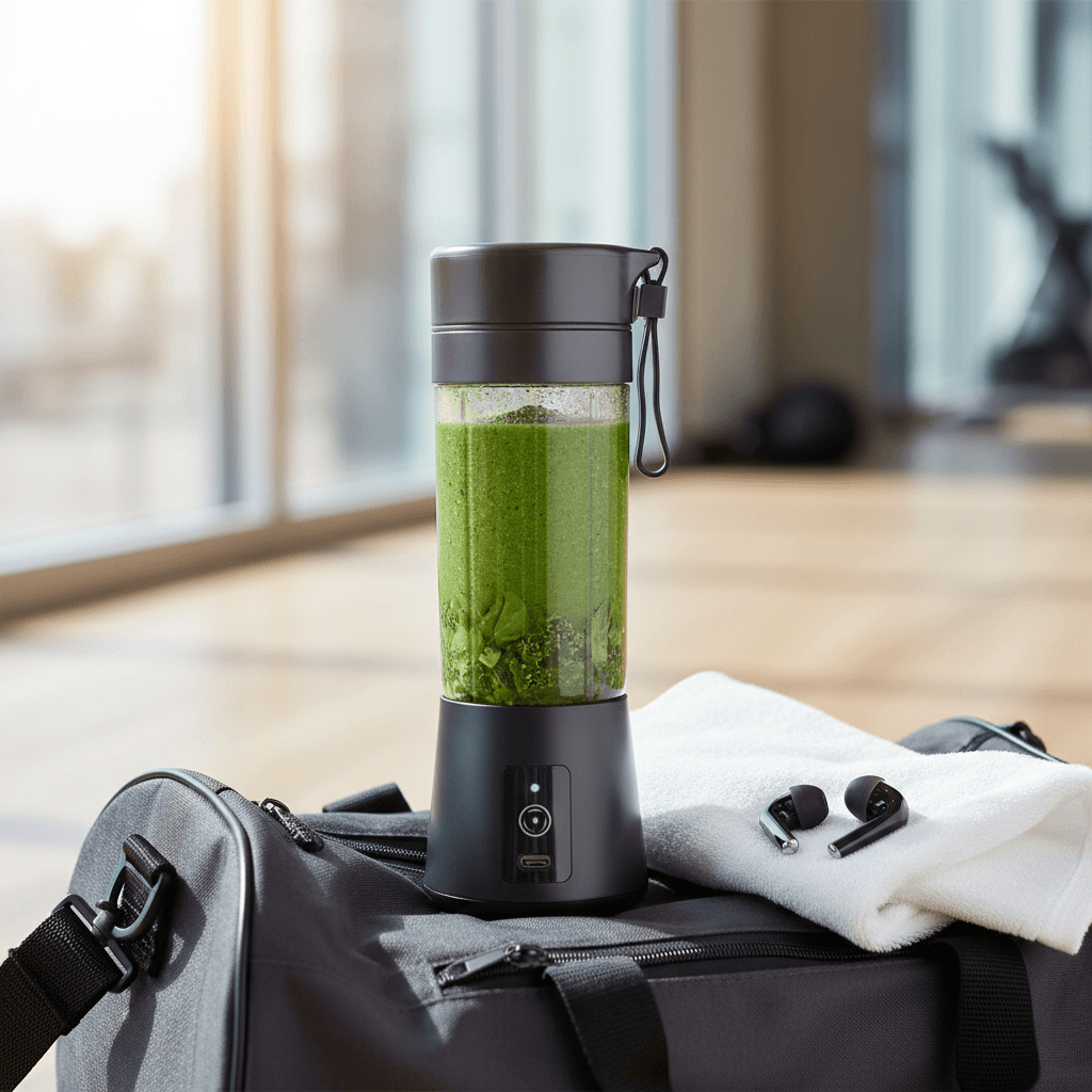 Portable Blender,Smoothie Blender,Mini Blender For Shakes And Smoothies,USB Rechargeable Home Travel Fruit Juicer Cup TechVisio