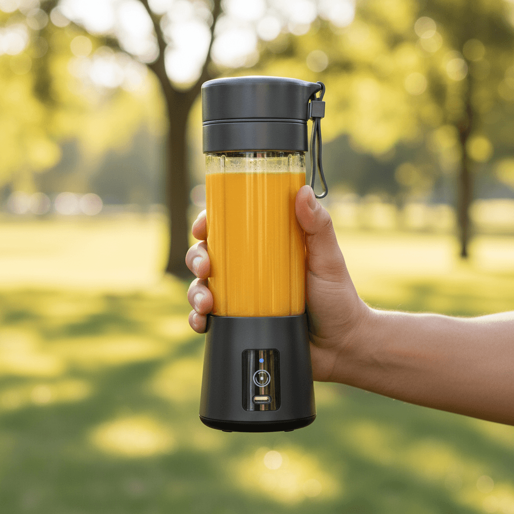 Portable Blender,Smoothie Blender,Mini Blender For Shakes And Smoothies,USB Rechargeable Home Travel Fruit Juicer Cup TechVisio