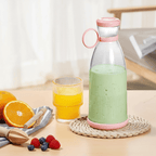 Portable Blender Electric Fruit Blender Durable Smoothies and Milkshakes Maker Rechargeable for Outdoors Camping Traveling TechVisio
