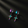 Boucles Croix Colorful Premium