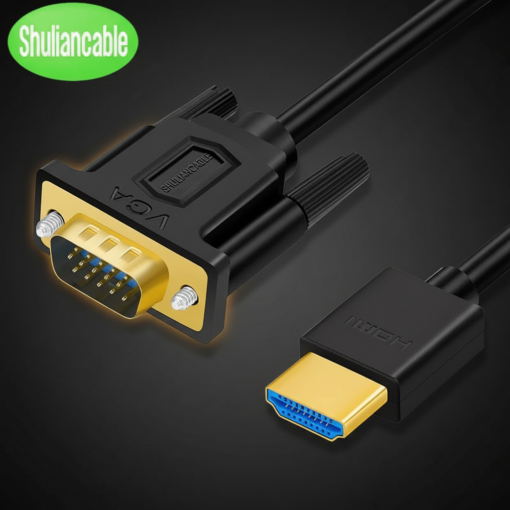 Câble HDMI-VGA – Image retravaillée