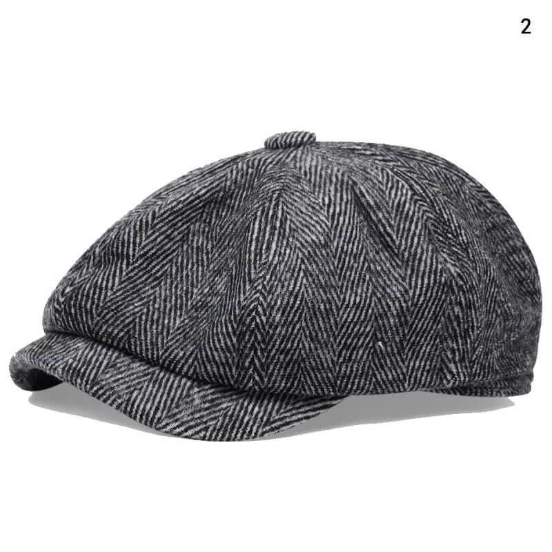 Men Casual Peaky Blinders hat Spring Autumn Retro Beret Hats Wild Casual Hats Unisex Wild Octagonal Cap girl Newsboy English hat TechVisio