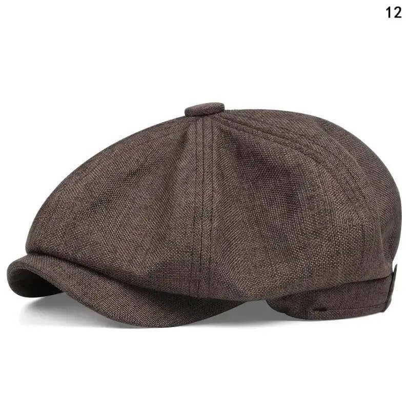 Men Casual Peaky Blinders hat Spring Autumn Retro Beret Hats Wild Casual Hats Unisex Wild Octagonal Cap girl Newsboy English hat TechVisio