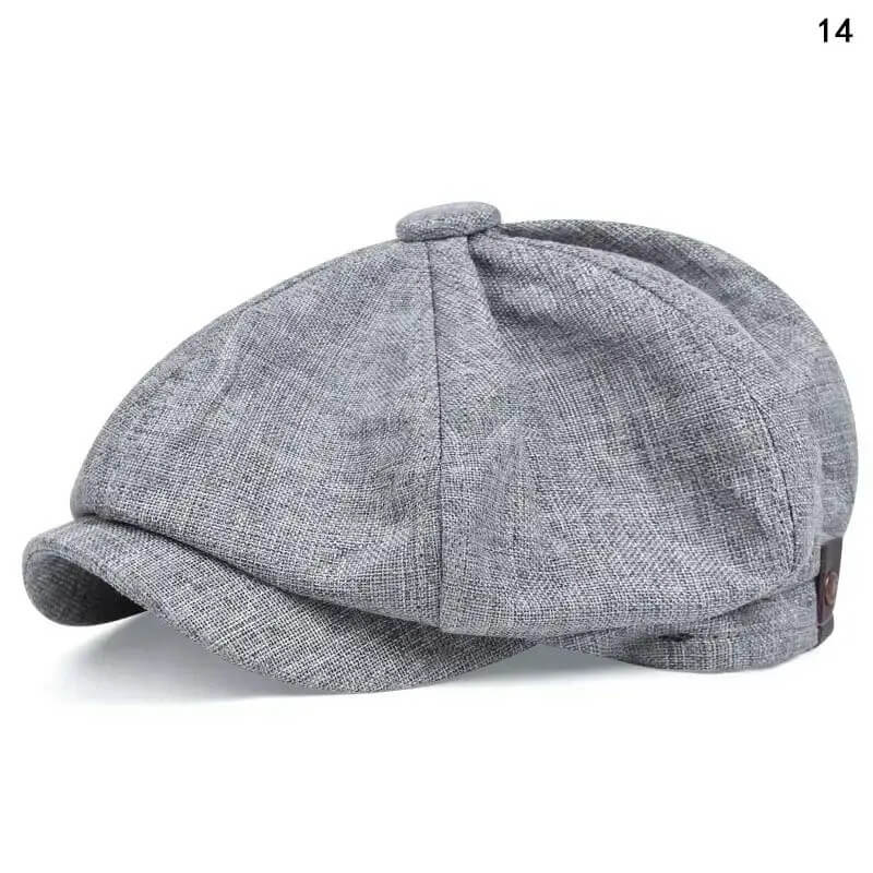 Men Casual Peaky Blinders hat Spring Autumn Retro Beret Hats Wild Casual Hats Unisex Wild Octagonal Cap girl Newsboy English hat TechVisio