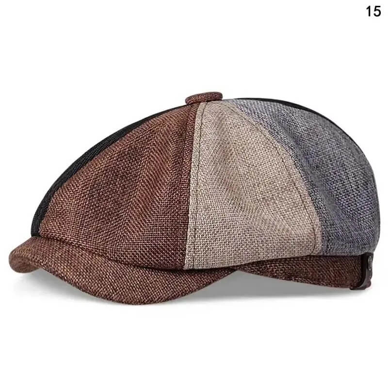 Men Casual Peaky Blinders hat Spring Autumn Retro Beret Hats Wild Casual Hats Unisex Wild Octagonal Cap girl Newsboy English hat TechVisio