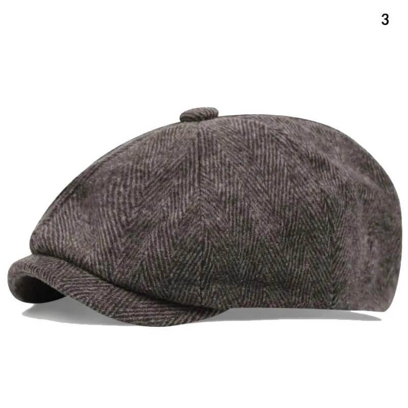 Men Casual Peaky Blinders hat Spring Autumn Retro Beret Hats Wild Casual Hats Unisex Wild Octagonal Cap girl Newsboy English hat TechVisio