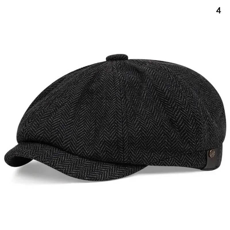 Men Casual Peaky Blinders hat Spring Autumn Retro Beret Hats Wild Casual Hats Unisex Wild Octagonal Cap girl Newsboy English hat TechVisio