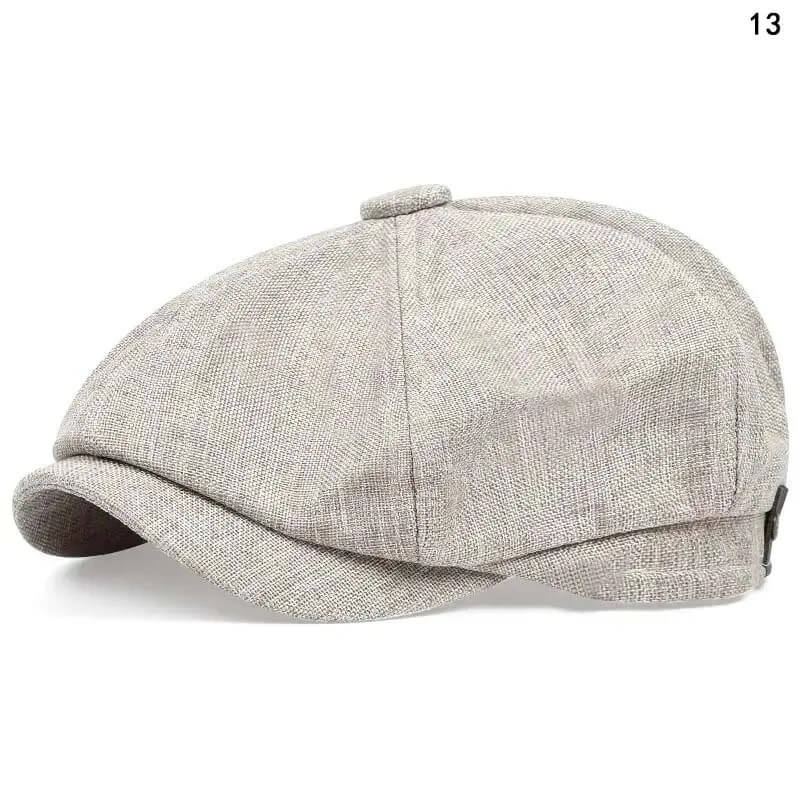 Men Casual Peaky Blinders hat Spring Autumn Retro Beret Hats Wild Casual Hats Unisex Wild Octagonal Cap girl Newsboy English hat TechVisio