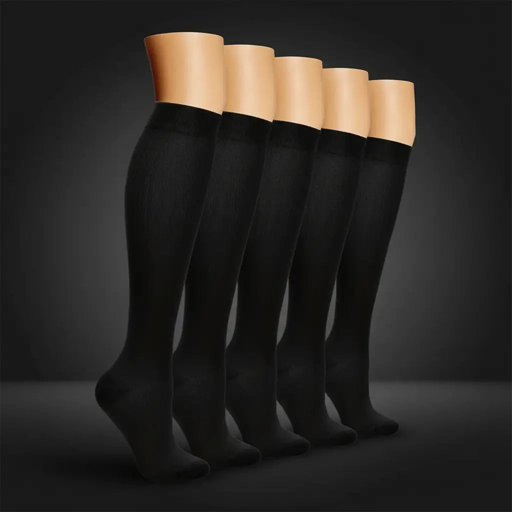 Chaussettes compression noires premium