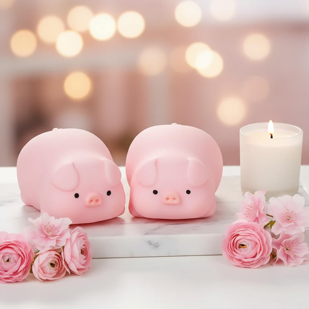 Squishy Cochon Rose Kawaii Anti-Stress Mochi – Jouet Anxiété Cadeau TechVisio