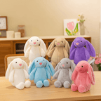 New Cute Long Ear Bunny Plush Toy Easter Rabbit Stuffed Doll 28cm Surprise Home Decor Holiday Gift Girl Sleep Companion Doll TechVisio