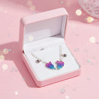 Collier Trio Amitié BFF Cœur Brisé Pêche – 3 Pièces Cadeau Meilleure Amie TechVisio