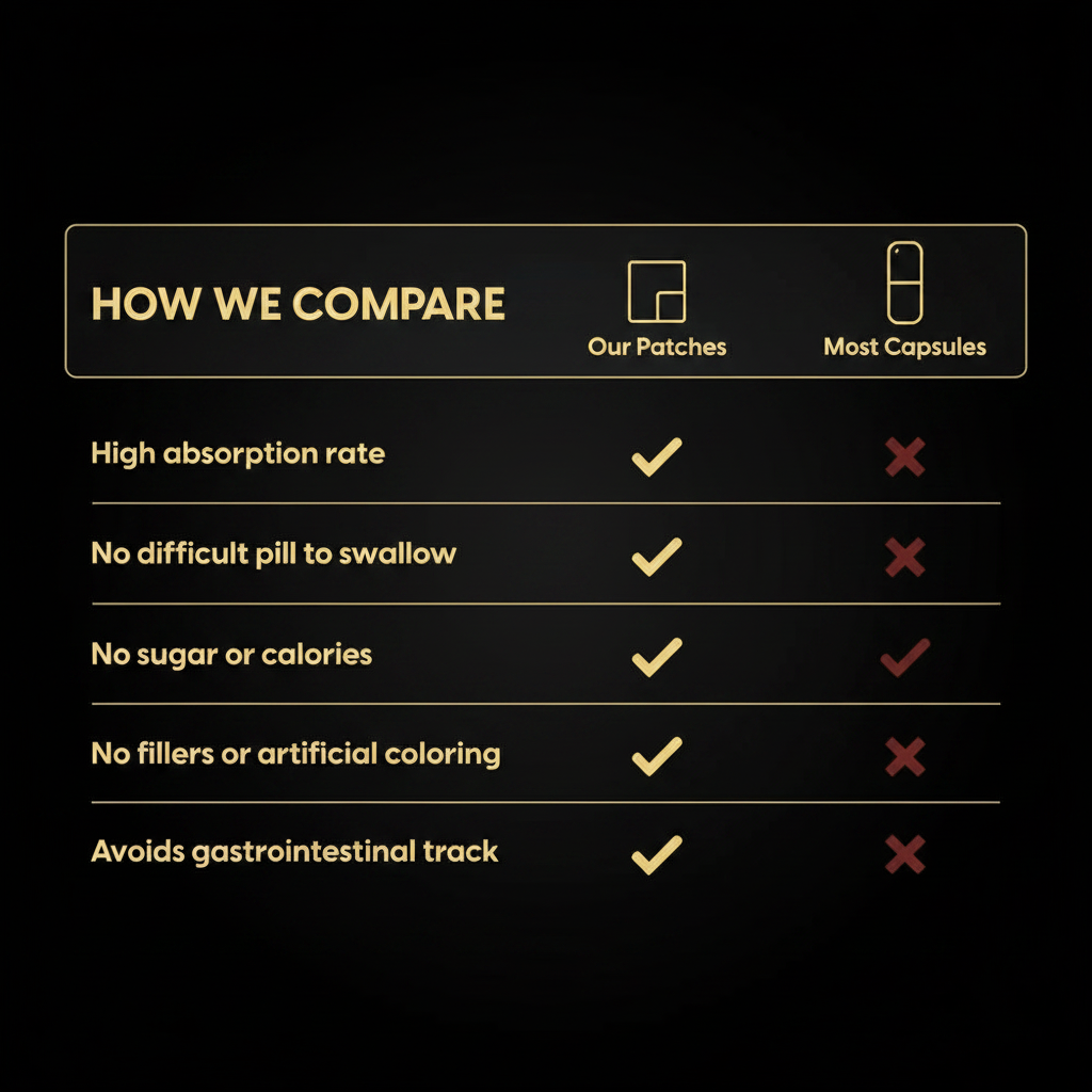 Comparison Table Dark Gold