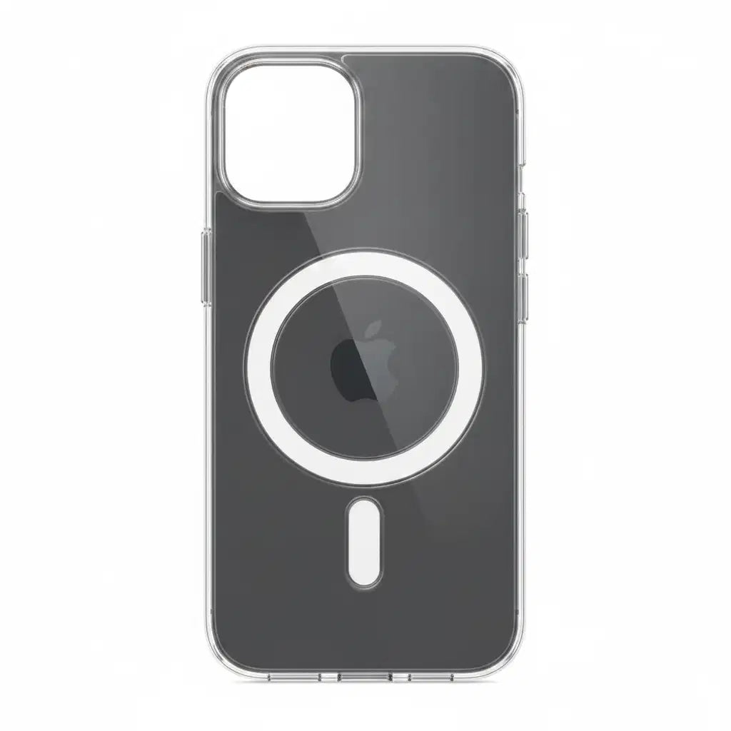 Magnetic Original Clear Case For iPhone 17 18 16 15 14 13 12 11 Pro Max Mini XS XR Funda For Magsafe Silicone Transparent Cover TechVisio