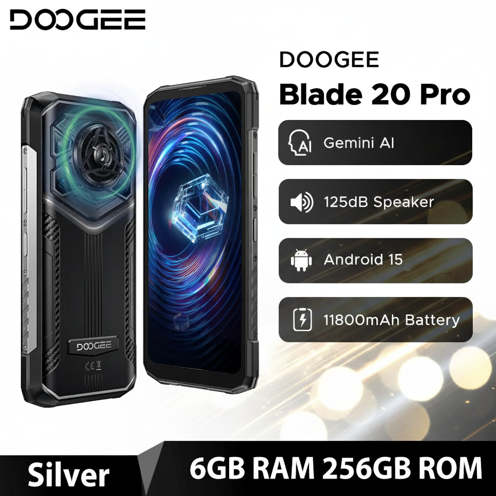 DOOGEE Blade 20 Pro Silver Premium