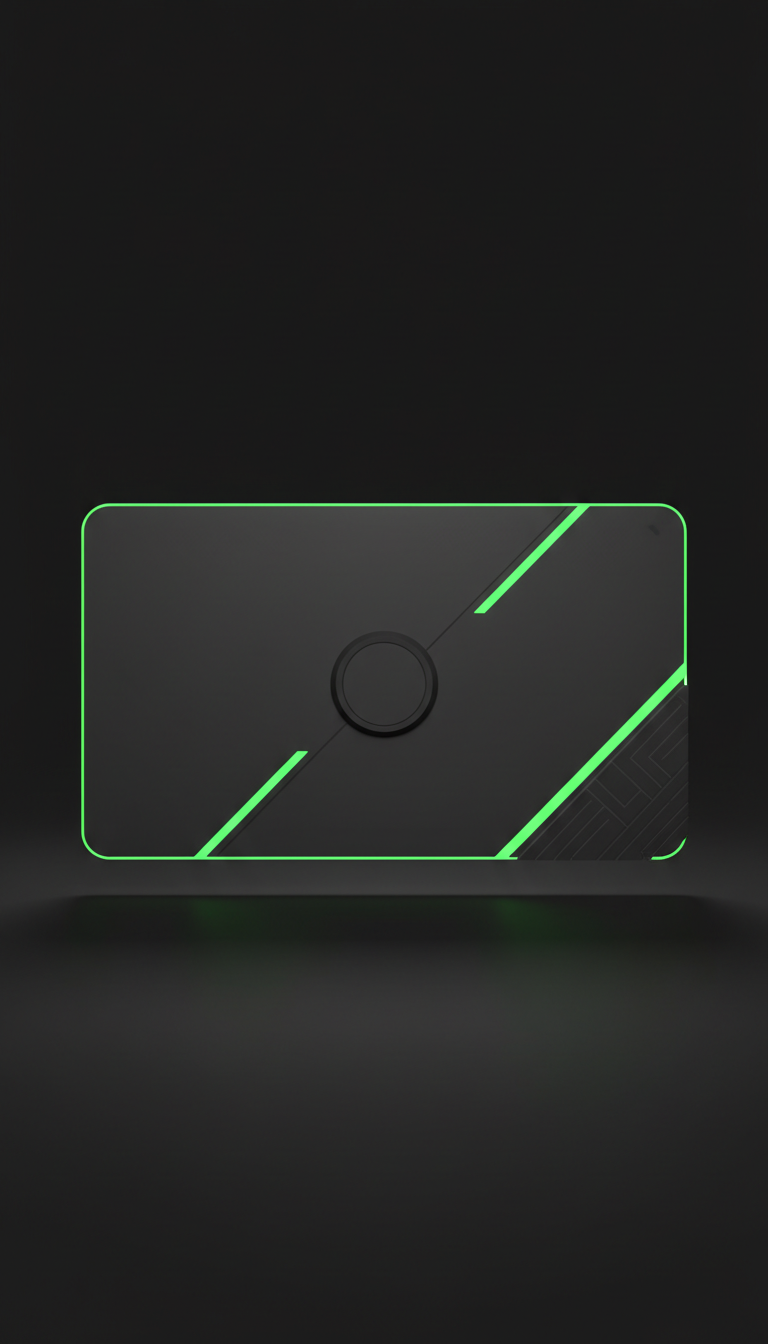 Tapis de souris XL fini mat noir absolu TechVisio