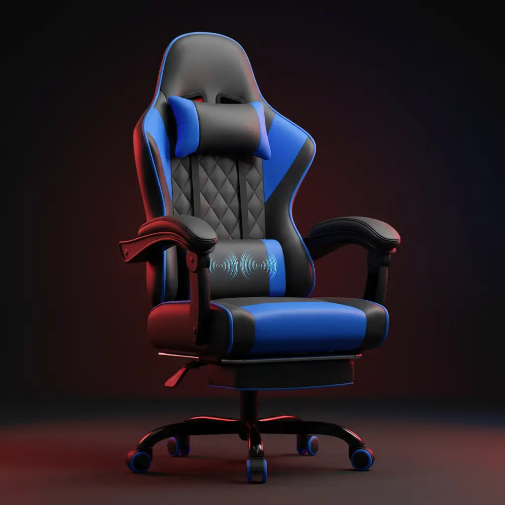 Fauteuil Gaming Bleu Noir Dark