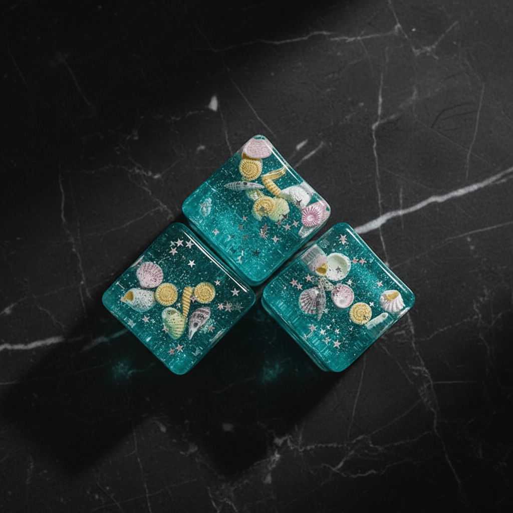 Cube Anti-Stress Squishy Coquillage – Jouet Fidget Doux TechVisio