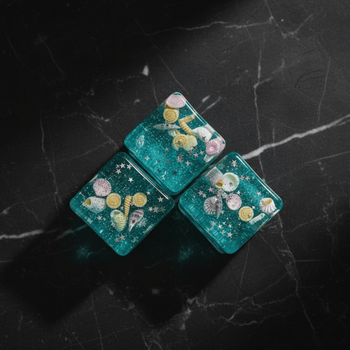 Cube Anti-Stress Squishy Coquillage – Jouet Fidget Doux TechVisio